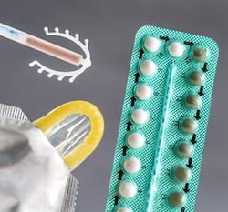 Various contraception methods.