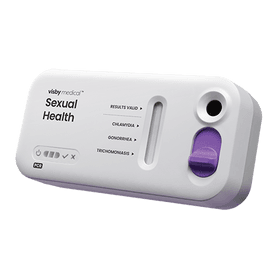 Visby Medical Sexual Health Test at an angle